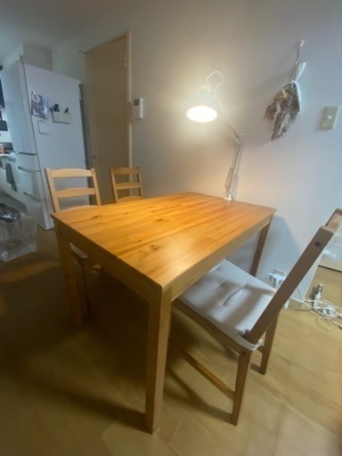 IKEA ダイニングテーブルセット ヨックモック