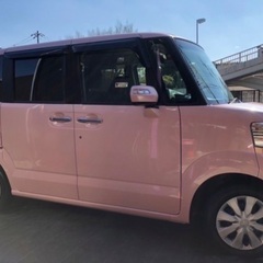 ⭐️ご成約⭐️【動画あり】🌸H29年🌸可愛すぎるピンクNBOX🌸乗って帰れます🌸ブレーキサポート🌸フル装備の画像