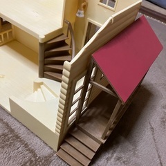シルバニアファミリー　レトロな赤いお屋根のおうちの画像