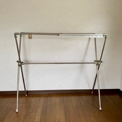 洗濯物干し 物干しラック 伸縮物干し竿 室内物干し スタンド ス...