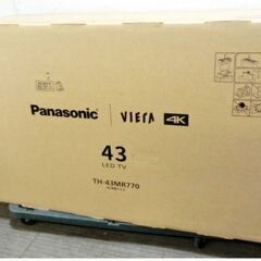 【　新品　未開封　】Panasonic　VIERA　43型　4K...