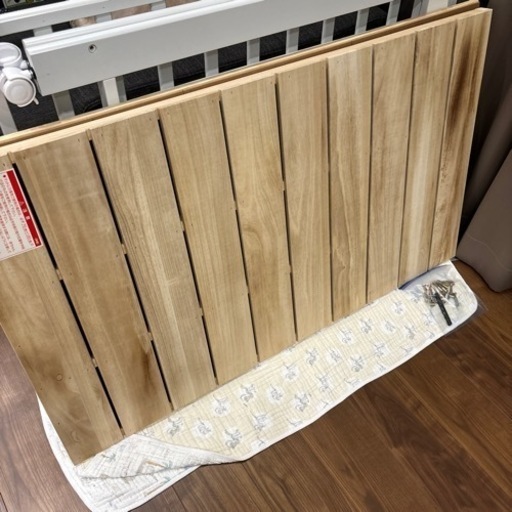 大垣市引取希望 カトージ ベビーベッド ハイタイプ 120*70 グレー 大垣