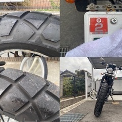 【大幅値下げ❗️】TW200 2JL 好調車　200cc  フルカスタムの画像
