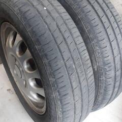 ○155/70R13○ノーマルタイヤアルミホイール4本セット○軽自動車用○の画像