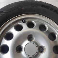 ○155/70R13○ノーマルタイヤアルミホイール4本セット○軽自動車用○の画像
