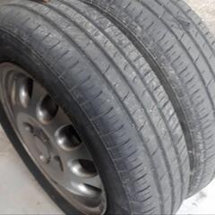 ○155/70R13○ノーマルタイヤアルミホイール4本セット○軽自動車用○の画像