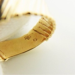 ジュエリーマキ　K9YG デザインリングの画像