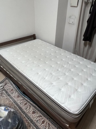 【2/25 19:00以降引取希望】ニトリ　セミダブルベッド　Nスリープ