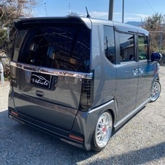 カスタムオーディオ・シャインゴーストフィルム・新品車高調(ファイナルコネクション)・16インチアルミ・社外オーディオ・J-LINEアクスル・社外テール・片側パワースライド・現車確認大歓迎です✨の画像