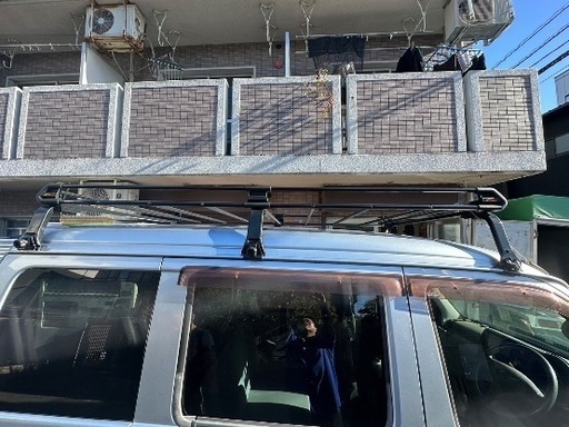 軽バン　ルーフキャリア