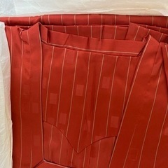 処分する前に　　　　　道行　もみじ着物　現代訪問着　生地取りに〜リメイクにの画像