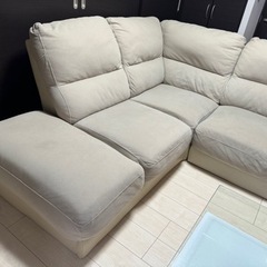 (お取り引き中)ニトリ　カウチソファー　定価16万円の画像