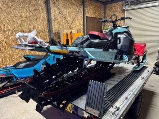 最終値下スノーモービルskidooフリーライド154