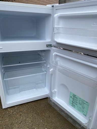 2022年製❄️ 【天通ライト 】 冷凍冷蔵庫 直冷式 lzk-87-wh(0217k)