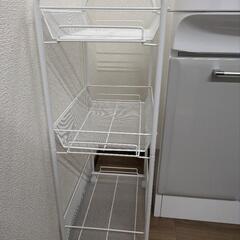 可動式スチールキッチンワゴン
