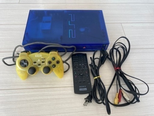 動作確認済　PlayStation2 本体［ミッドナイトブルー］おまけ付