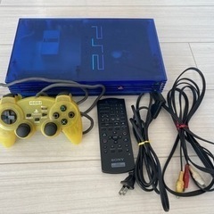 動作確認済　PlayStation2 本体［ミッドナイトブルー］おまけ付の画像