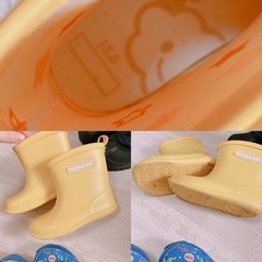 アンパンマン　スニーカー　長靴2点、スノーブーツ　4点セット　靴　キッズ　子供の画像