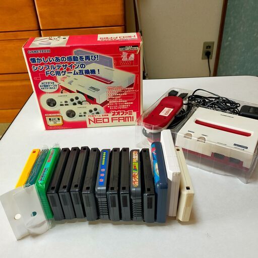 【決まりました】週末限定！⑫ファミコン互換機+ソフト１５本　セットで
