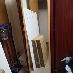 イケアナチュラルウッド姿見