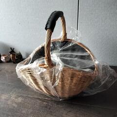 新品　かごバッグ　籠　バスケット　小物入れにの画像