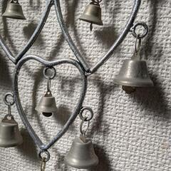アンティーク調　ベル　ハート　飾り　雑貨　インテリアの画像