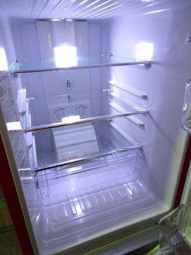 DAEWOO /ダイウ◇冷凍冷蔵庫◇THE CLASSIC 2ドア レッド レトロ風 150L