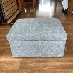 収納付きスツール【町田市再生家具】　0220