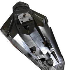 ニンジャ250 EX250L 2世代目　シリーズ　シングルシート　カバー　カーボン調　美品の画像
