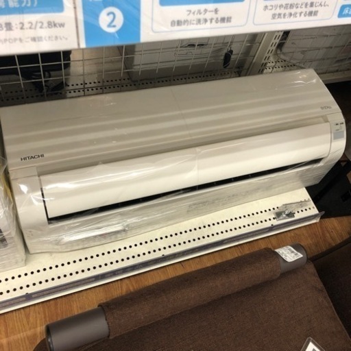 安心の6ヶ月保証付き！！HITACHI壁掛けエアコン　2018年製　取りに来れる方限定！売ります！