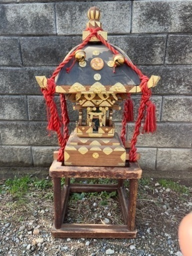 お神輿　お祭り　置物
