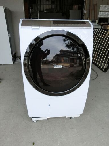 HITACHI ドラム式洗濯機 BD-SV110GL 2022年製　11kg「ビッグドラム」シワを伸ばす風アイロン!