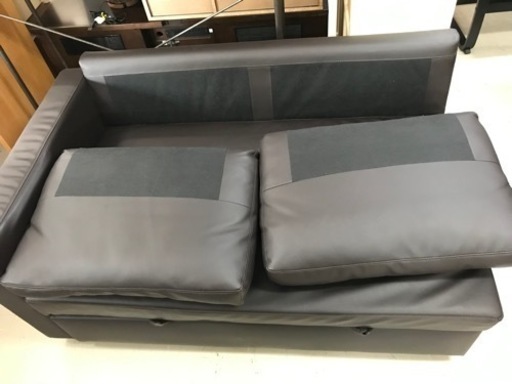 A2402-536 収納付きカウチソファ L字ソファ 3人掛け 中古美品