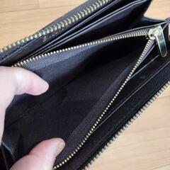 焦げ茶　大容量　長財布の画像