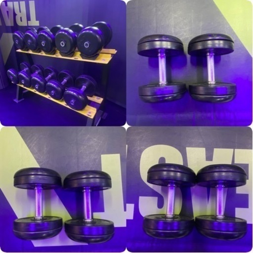 BODY MAKER ダンベルセット12kg〜30kg(ダンベルラック付)