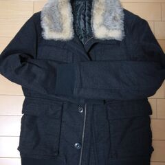 【値下げ】美品メンズ・ファー付きジャンバー・ブルゾンSサイズ