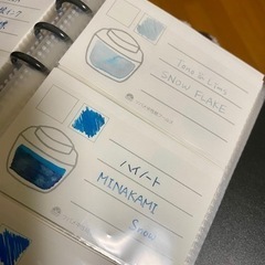 万年筆インク 小分け5ml / 100本程度所持/リストありの画像