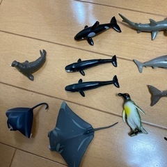 海の生き物　美ら海水族館の模型など　おもちゃ　フィギュアの画像
