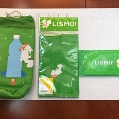 LISMO4点　LISMO人形　ティシュ　ブックカバー　保冷袋ノベルティ　未使用の画像
