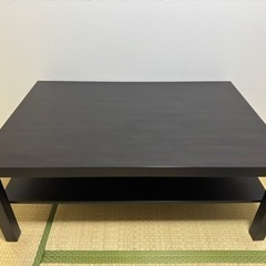 IKEA コーヒーテーブル　ブラックブラウン
