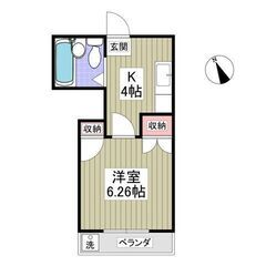💙初期費用8万円！フリーレント1ヶ月！敷礼０！《1K》館林市♦エレベータ完備！駐車場あり！コンビニ徒歩圏内！ベランダあり！収納あり！💙 − 群馬県