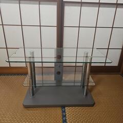 【引き取り可能な方】ガラステレビ台