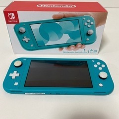 任天堂スイッチライト Nintendo Switch Lite ターコイズ　本体と　箱のみの画像