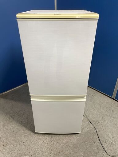 値下げ【格安】SHARP 2ドア冷蔵庫 SJ-14X-W 2013年製 通電確認済み 良品 早い者勝ち 引取歓迎 配送OK