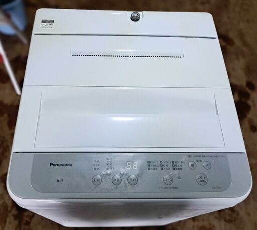 【取引成立】Panasonic パナソニック 全自動電気洗濯機 NA-F60B1 2023年製 6.0kg【中古】