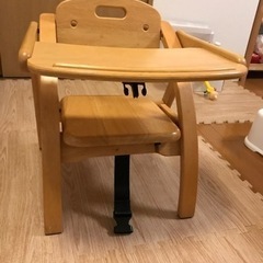 子ども用食事イス　ローチェアの画像