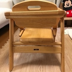 子ども用食事イス　ローチェアの画像