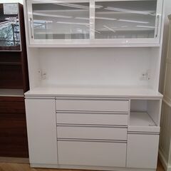 ★ジモティ割あり★ ニトリ キッチンボード ホワイト H200×D50×W150 クリーニング済み TK1694
