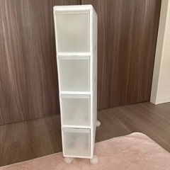 収納ケース４段スリムの画像