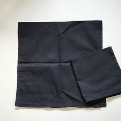 ※お取引中※【あげます】IKEAの黒いクッションカバー50×50